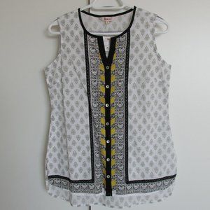 Akkriti Cotton Cool Sleeveless Tunic Top NWT